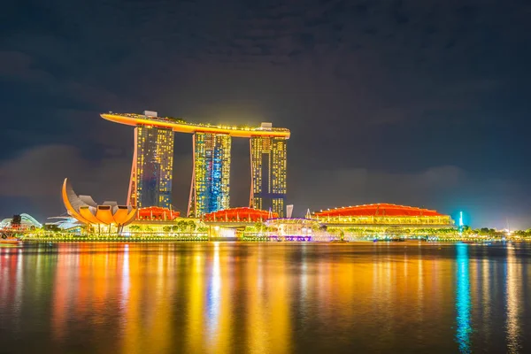 Singapore, 20 Jan 2019 : Beautiful architecture building skyscra Stock Photo