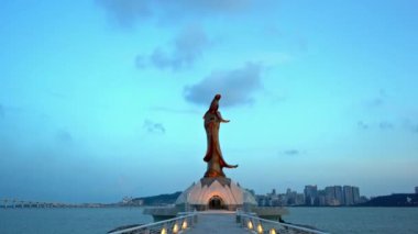 Güzel Kun IAM heykel Simgesel Yapı macau City