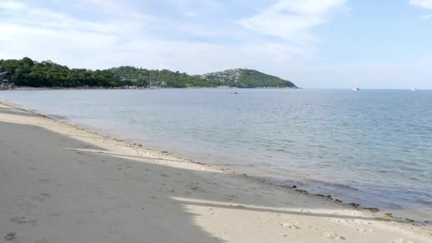 Lugna Bilder Vackra Vågiga Havet — Stockvideo