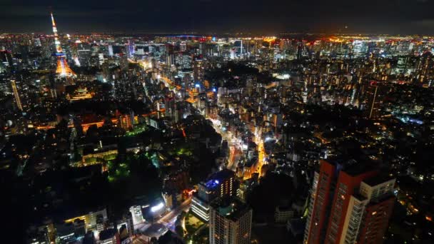 Imagens Cênicas Moderna Megalópole Cidade Asiática — Vídeo de Stock