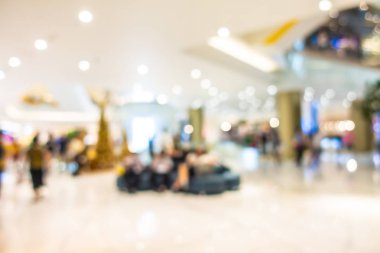 Soyut bulanıklık ve güzel lüks alışveriş merkezi Interio bulanıklık