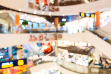 Soyut bulanıklık ve ufuk alışveriş ve perakende iç