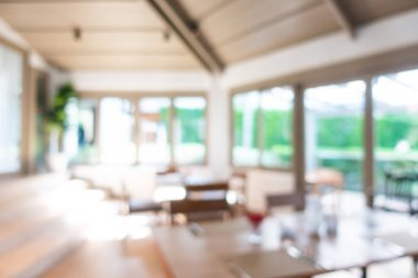 Soyut bulanıklık ve ufuk kafe Cafe ve büfe restaura