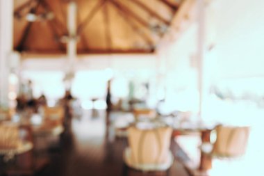 Soyut bulanıklık ve defocused açık büfe restoran ve kahve dükkanı CA