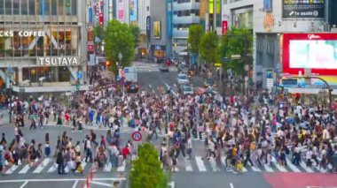 Modern megalopolis Asya şehrinin manzaralı görüntüleri