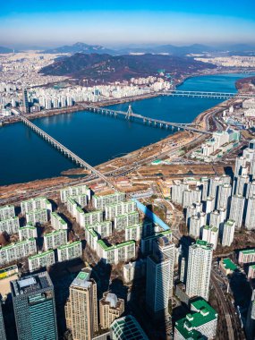 Seul 'de güzel bir mimari bina.