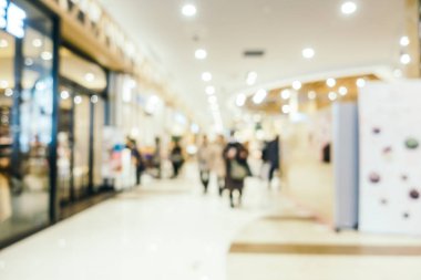 Soyut bulanıklık ve alışveriş merkezinde, ufuk alışveriş merkezi