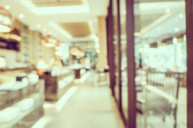 Soyut bulanıklık ve ufuk Restoran açık büfe ve kahve dükkanı ca