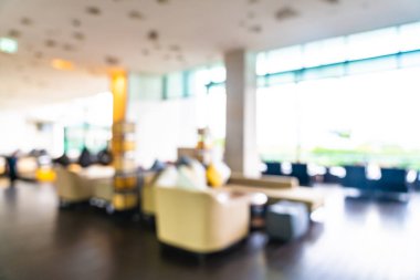 Soyut bulanıklık ve ufuk otel ve lobi iç