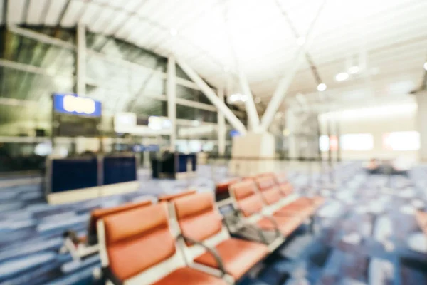 Abstract blur and defocused airport terminal interior — Stock Photo, Image