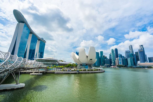 Singapore, 21 Jan 2019 : Beautiful architecture building skyscra — Stock Photo, Image