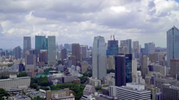 Imagens Cênicas Moderna Megalópole Cidade Asiática — Vídeo de Stock