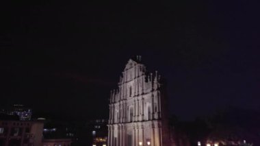 Macau, Çin'de St Paul kalıntıları güzel görüntüleri