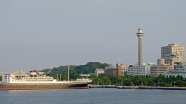 Modern megalopolis Asya şehrinin manzaralı görüntüleri