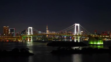 Modern megalopolis Asya şehrinin manzaralı görüntüleri