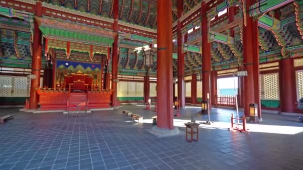 Filmaufnahmen Berühmter Chinesischer Tempel — Stockvideo
