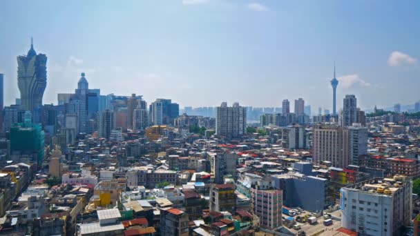 Schilderachtige Beelden Van Moderne Megalopolis Aziatische Stad — Stockvideo