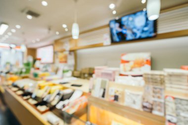 Soyut bulanıklık ve alışveriş merkezinde, ufuk alışveriş merkezi