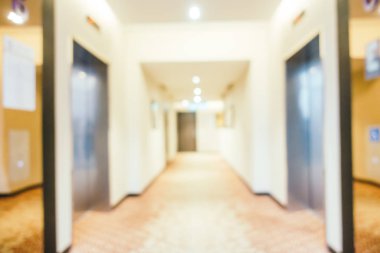 Soyut bulanıklık ve ufuk otel lobisinde