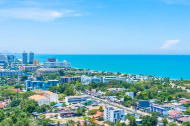 Güzel açık hava manzara ve hua hin şehir manzarası