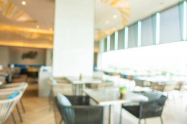 Soyut bulanıklık ve defocused açık büfe restoran ve kahve dükkanı CA