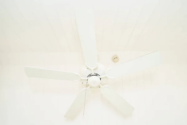 White Ceiling fan decoration interior — Stock Photo, Image