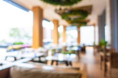 Soyut bulanıklık ve ufuk kafe ve Restoran iç