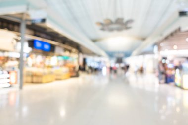 Soyut bulanıklık ve Havaalanı terminal defocused