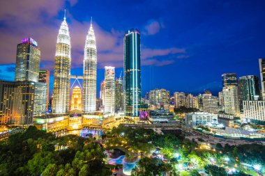 Dış Kuala Lumpur şehirde bina güzel mimari
