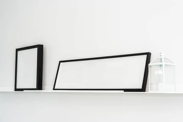 Empty frame with copy space decoration interior — Stock Photo, Image