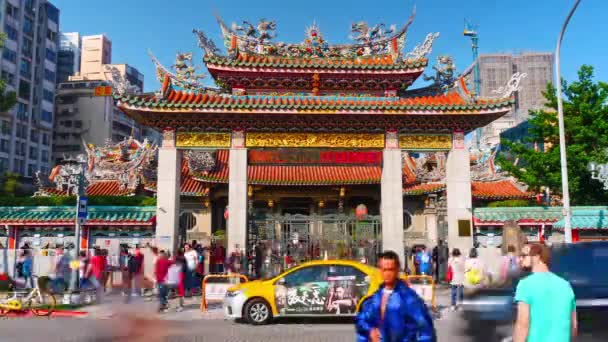 Imágenes Del Famoso Templo Chino Referencia — Vídeos de Stock