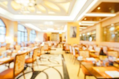 Soyut bulanıklık ve ufuk kahvaltı büfesi otel restoranı