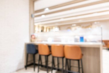 soyut bulanık kahve dükkanı iç mimarisi