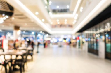 Soyut bulanıklık ve ufuk alışveriş ve perakende iç