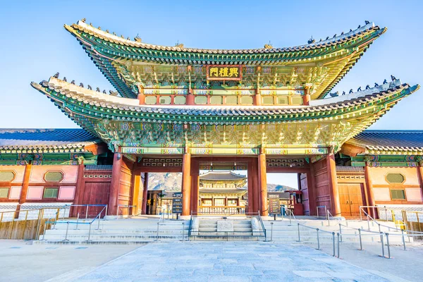 Παλάτι gyeongbokgung — Φωτογραφία Αρχείου