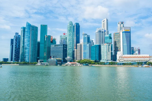 Singapour, 21 Jan 2019 : Beau bâtiment architectural skyscra — Photo