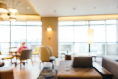 Soyut bulanıklık ve ufuk otel ve lobi iç