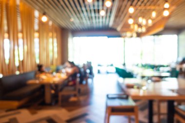 Soyut bulanıklık ve ufuk kafe Cafe ve büfe restaura