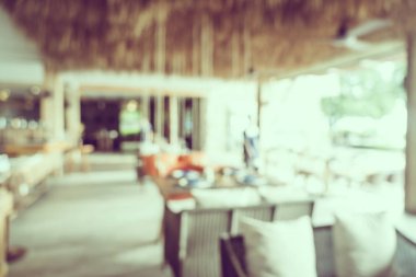 Soyut bulanıklık ve bulanık kahve dükkanı Cafe ve restoran interi