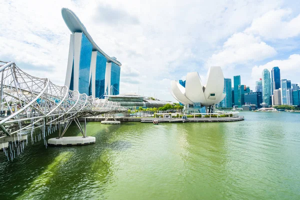 Singapore, 21 Jan 2019 : Beautiful architecture building skyscra — Stock Photo, Image