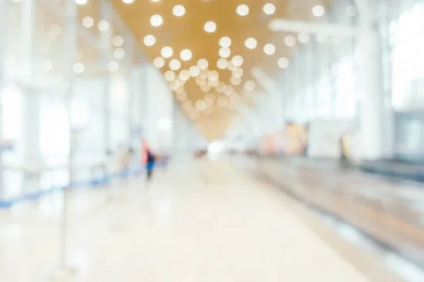 Abstract blur and defocused airport passenger terminal for trans — Stock Photo, Image