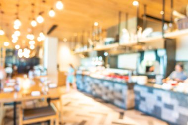 Soyut bulanıklık ve ufuk kafe Cafe ve büfe restaura