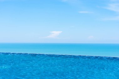 Hotel r sonsuzluk yüzme havuzu güzel açık manzara