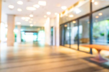 Soyut bulanıklık ve ufuk otel ve lobi iç