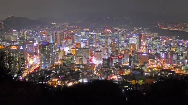 Imagens Cênicas Moderna Megalópole Cidade Asiática — Vídeo de Stock