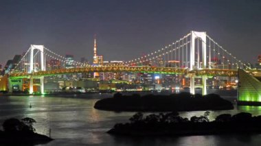 Modern megalopolis Asya şehrinin manzaralı görüntüleri