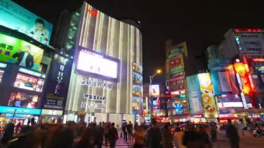 Modern megalopolis Asya şehrinin manzaralı görüntüleri