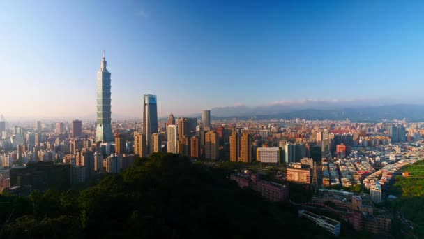 Modern Megalopolis Asya Şehrinin Manzaralı Görüntüleri — Stok video