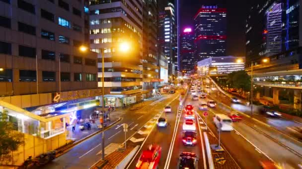 Scenic Footage Modern Megalopolis Asian City — Stock Video