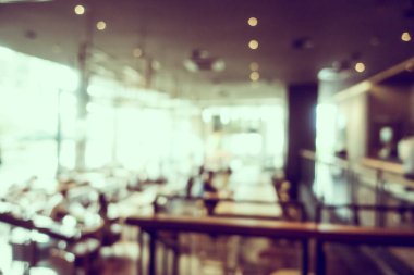 Soyut bulanıklık ve defocused açık büfe restoran ve kahve dükkanı CA